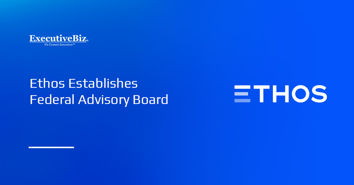Ethos Logo. Ethos establishes its federal advisory board.