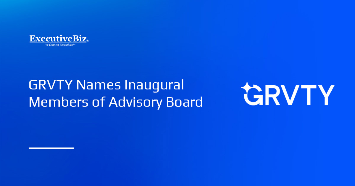 GRVTY logo. Phil Root and Dave Sterling have been appointed as the first members of GRVTY's new advisory board.