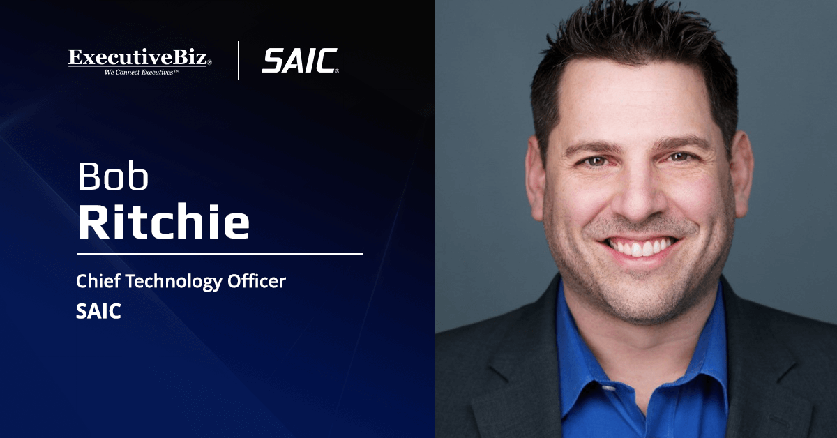 SAIC CTO Bob Ritchie. Ritchie cited the key findings of the company’s 2025 U.S. Federal Leaders Mission Integration Survey.