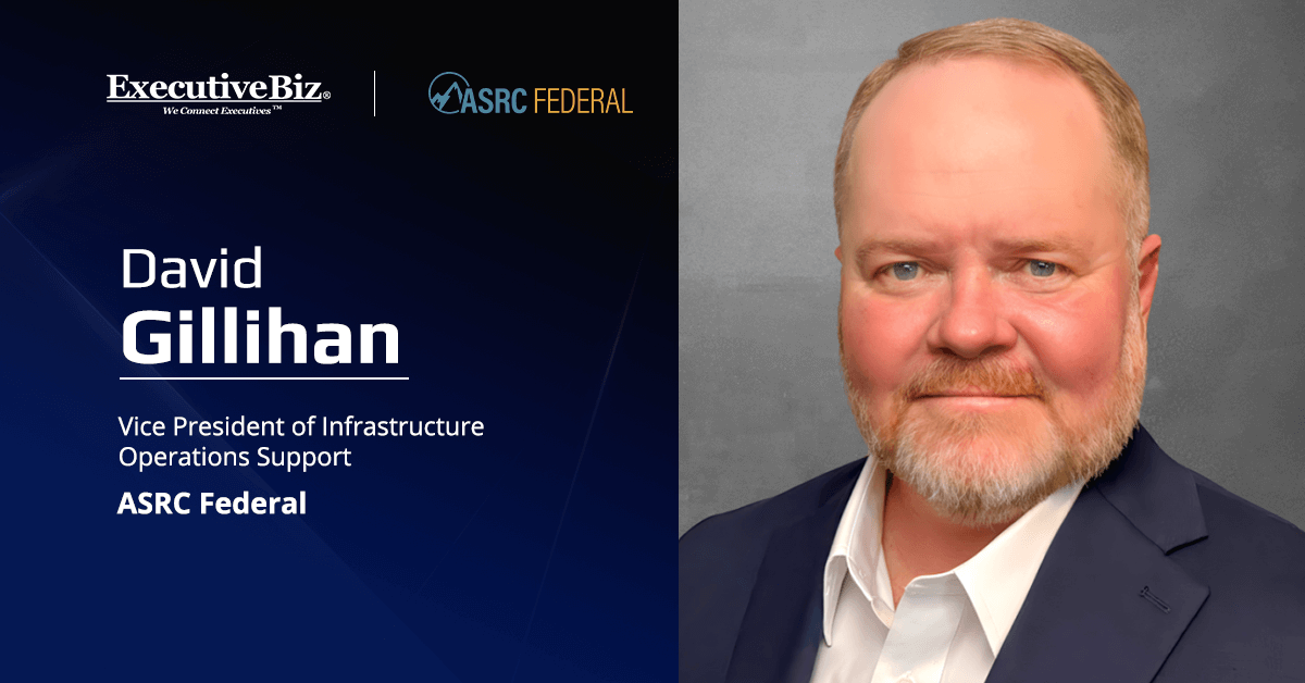 ASRC Federal VP David Gillihan. David Gillihan was named vice president of infrastructure operations support at ASRC Federal.