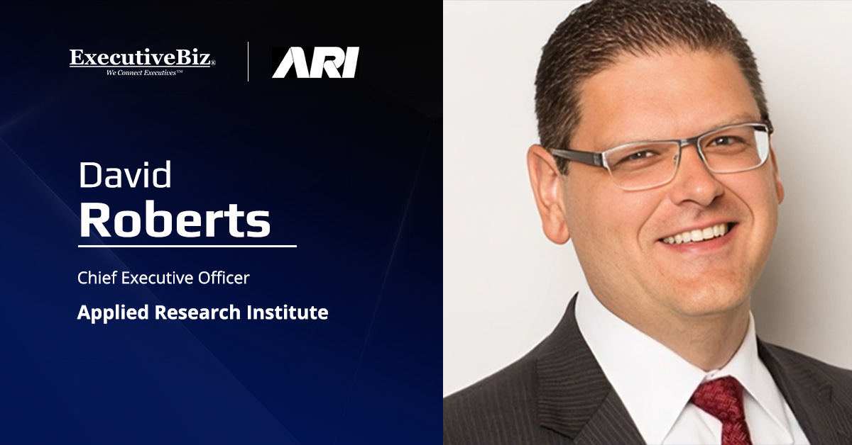 Headshot of David Roberts, CEO of ARI. Roberts comments about ARI's cooperative agreement with DIU