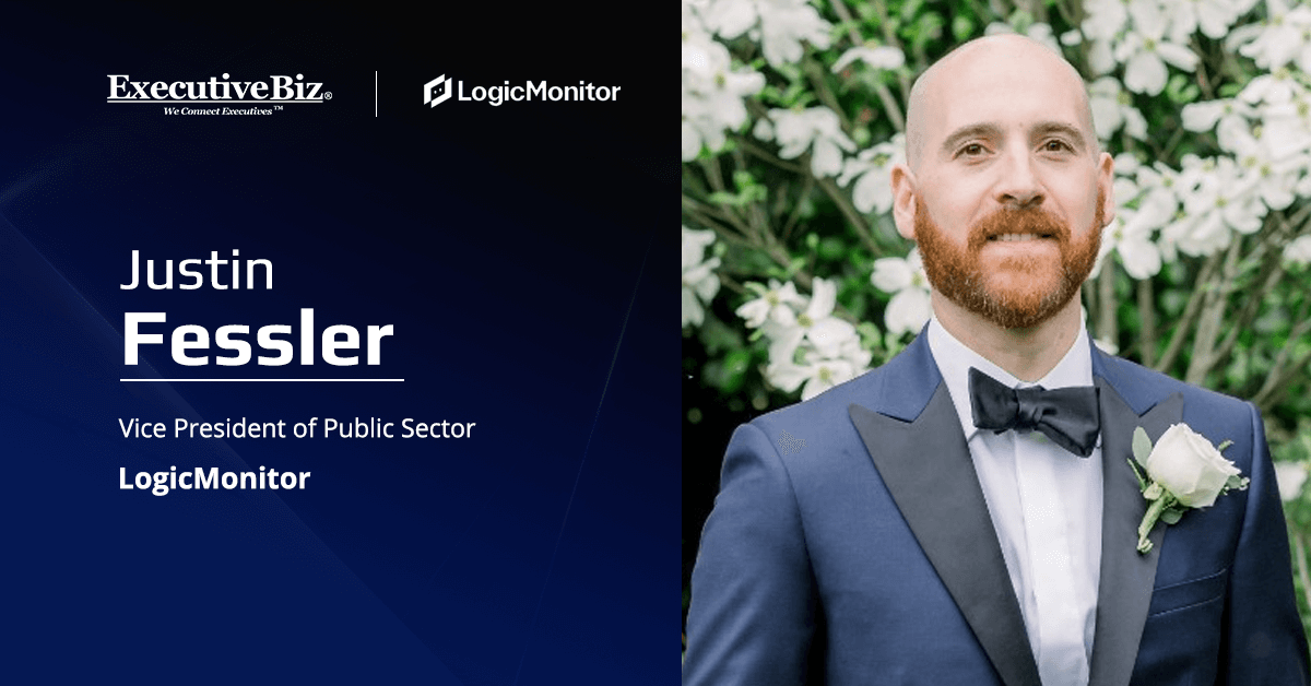 LogicMonitor VP Justin Fessler. LogicMonitor earned a FedRAMP Moderate ATO for its AI-powered LM Envision platform.