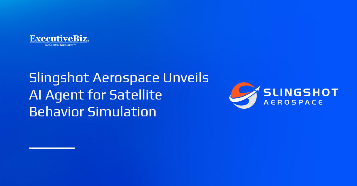 Slingshot Aerospace logo. Slingshot Aerospace launched the Slingshot TALOS, an advanced autonomous AI agent.