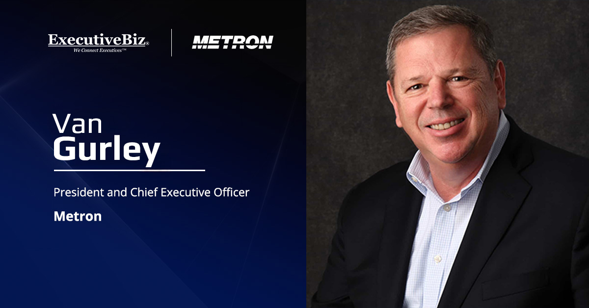 Metron CEO Van Gurley. Metron and Cellula Robotics demonstrated the ANCC-Guardian uncrewed underwater vehicle.