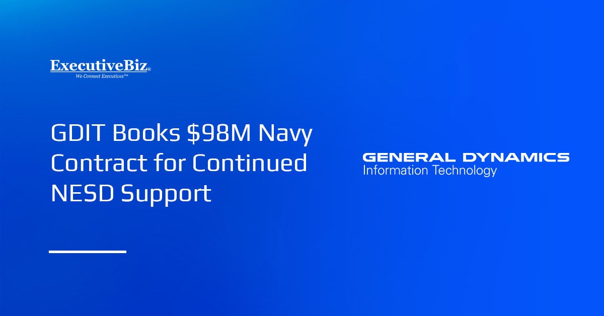 General Dynamics Information Technology logo. The Navy has tapped GDIT to continue consolidating IT help desks.