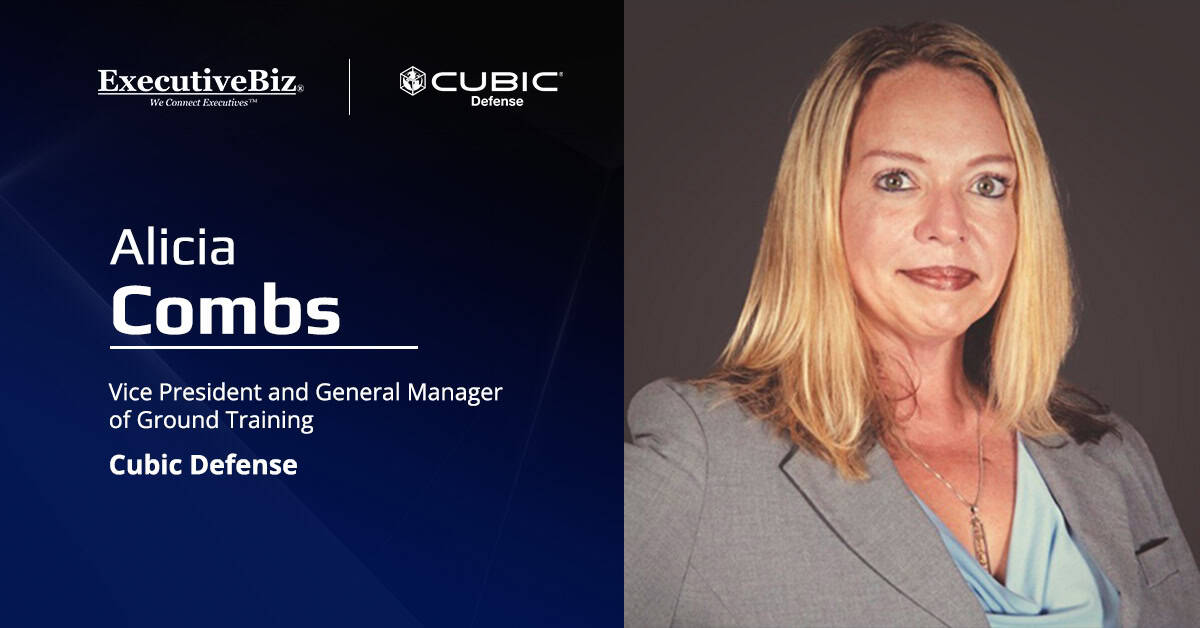 Cubic Defense VP Alicia Combs. The company received an Army OTA for the delivery of LTS-Mortar.