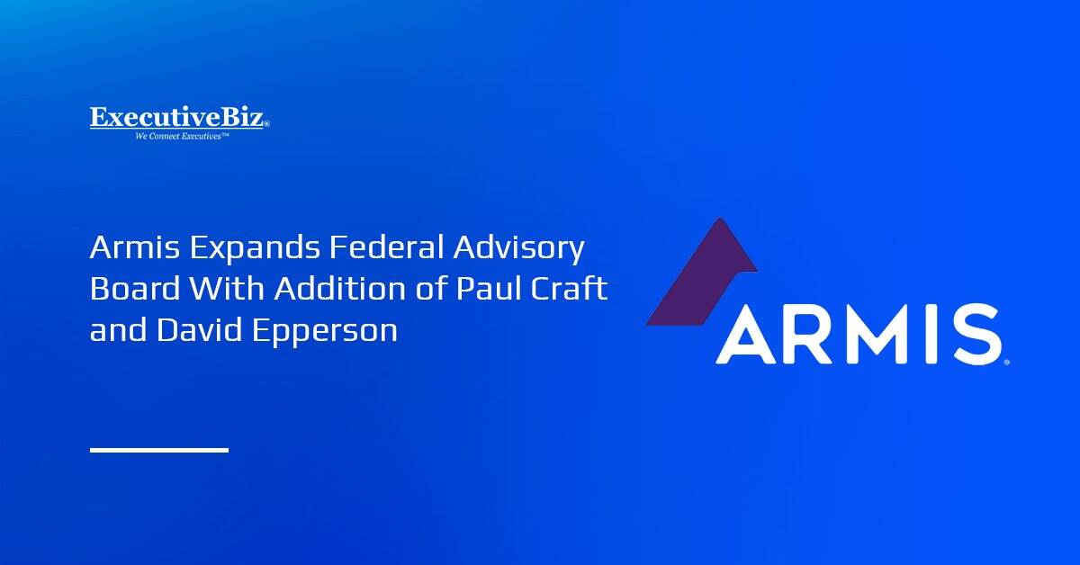 Armis logo. Armis appointed Paul Craft and David Epperson to its federal advisory board.