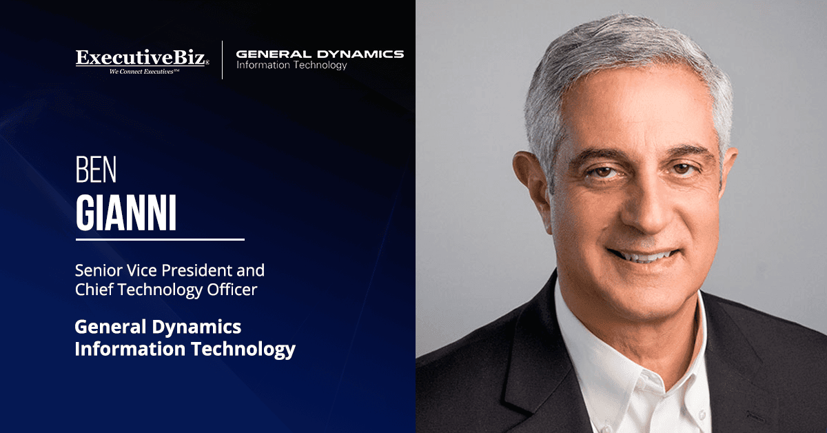 Ben Gianni. The GDIT chief technology officer said the potential of edge computing depends on security.