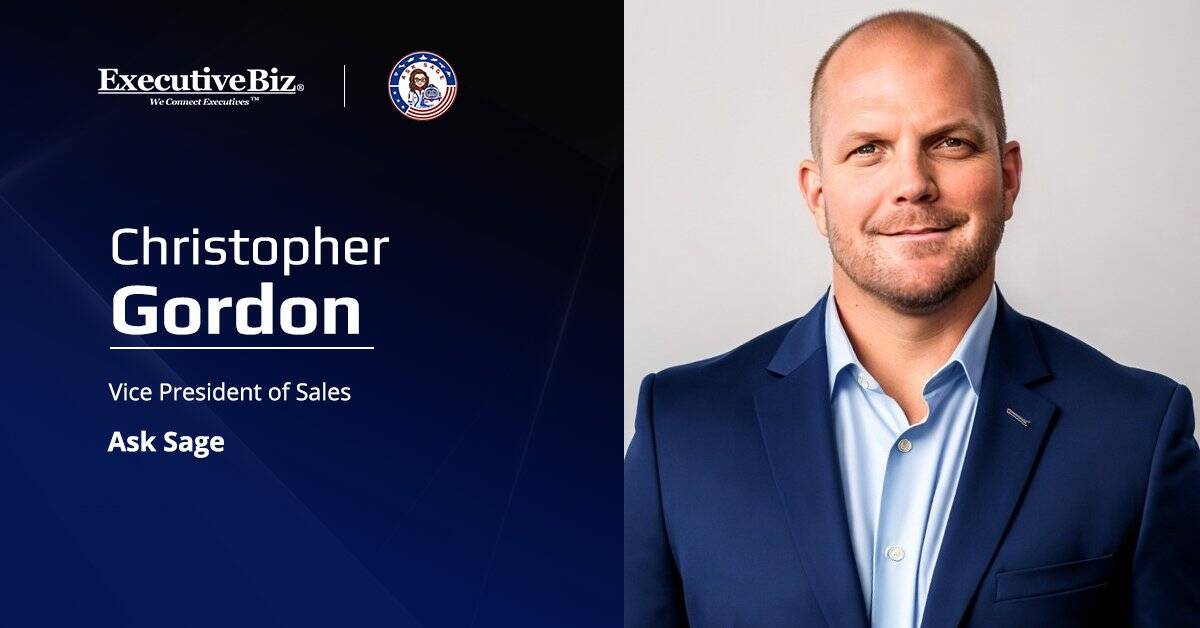 Christopher Gordon. The Ask Sage exec is interviewed by ExecutiveBiz about AI systems and their trustworthiness.