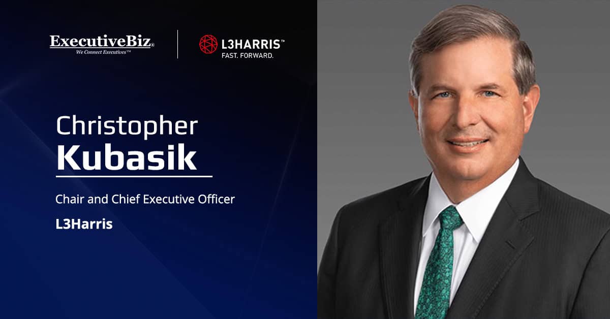 L3Harris CEO Christopher Kubasik. L3Harris Technologies has completed a $100 million expansion of its Florida facility.