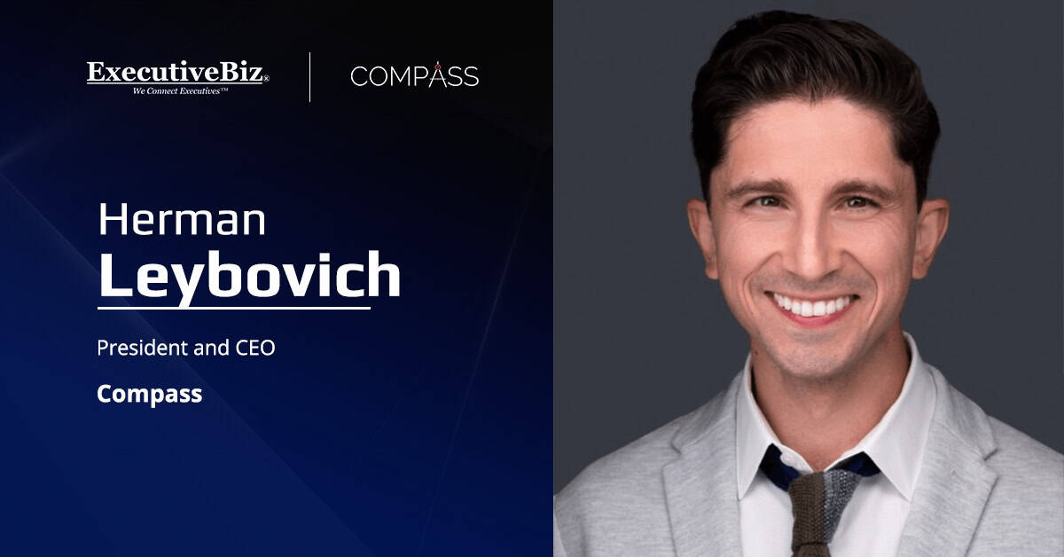 Graphic of Herman Leybovich, Compass Strategy Design president and CEO