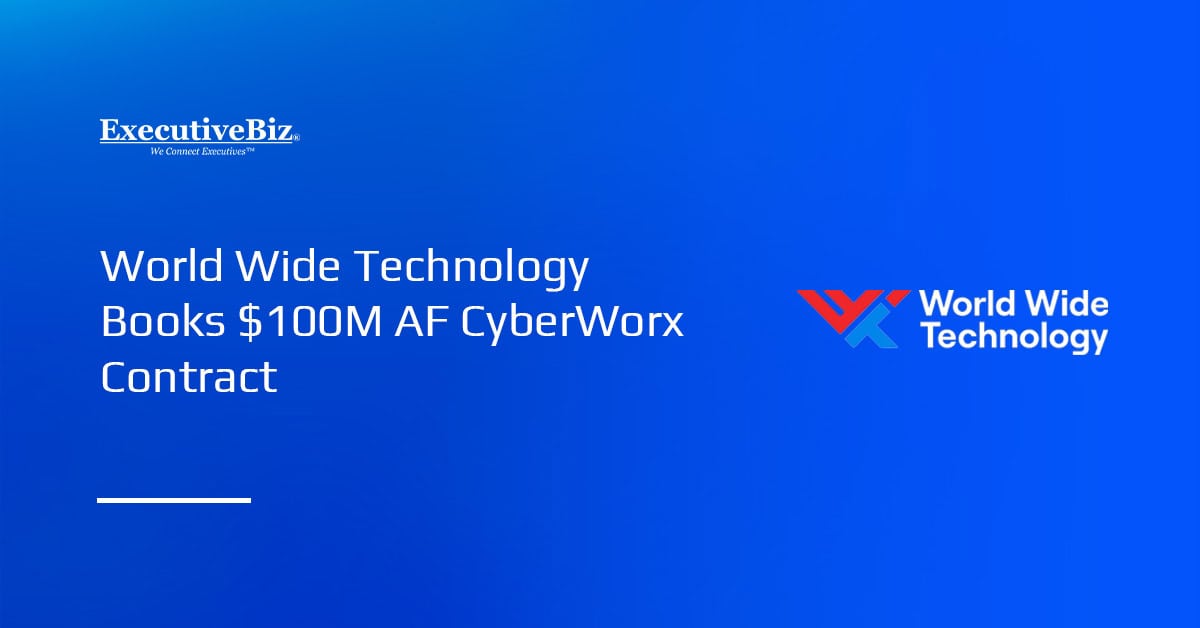 WWT logo. The company will provide IT transformation services to AF CyberWorx under a US Air Force contract award