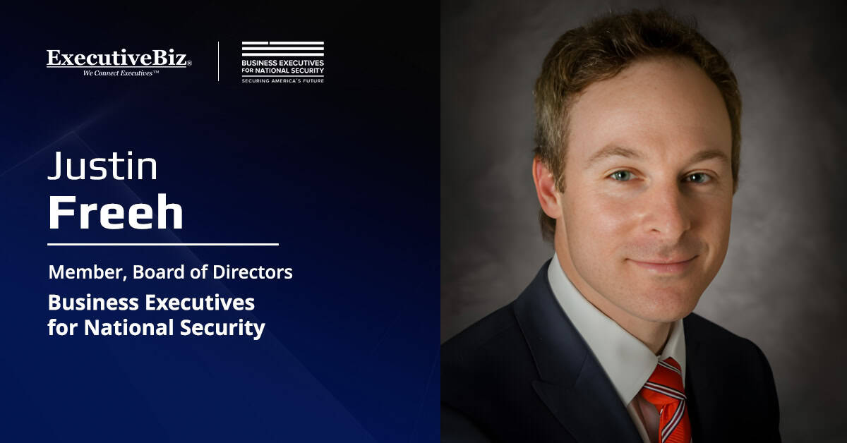Intelibits President and COO Justin Freeh. BENS named Freeh to its board of directors.
