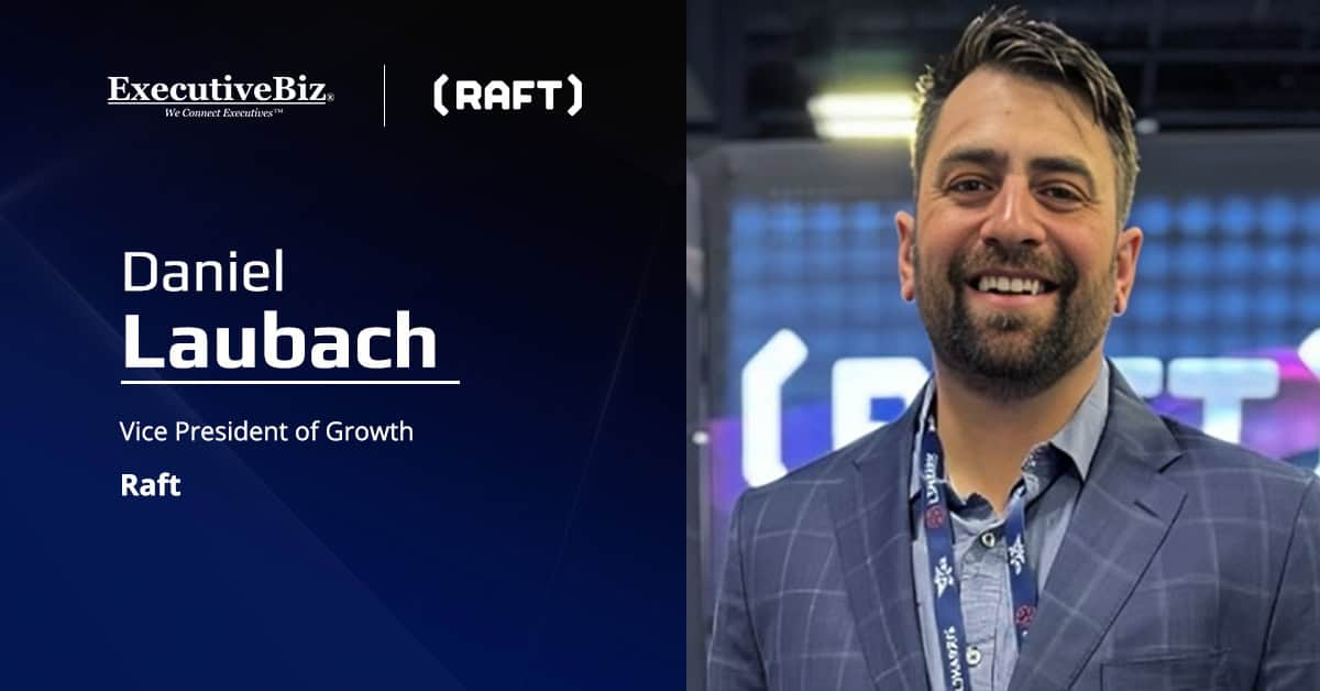 Daniel Laubach. Raft promotes Daniel Laubach to vice president of growth.