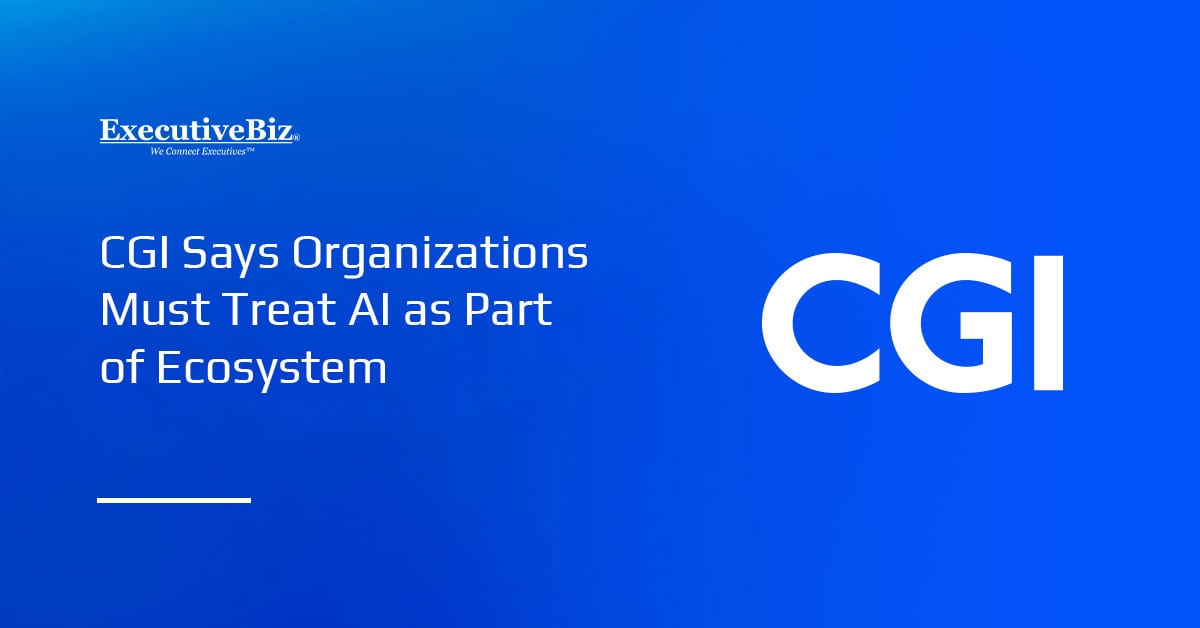 CGI publishes blog post on mature AI ecosystem
