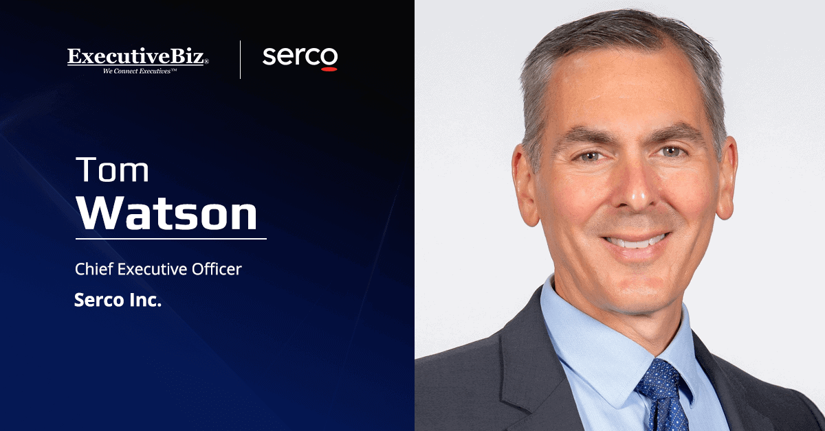 Tom Watson. Serco Inc.'s CEO commented on USX-1 Defiant, which is bound soon for an extended at-sea demo.