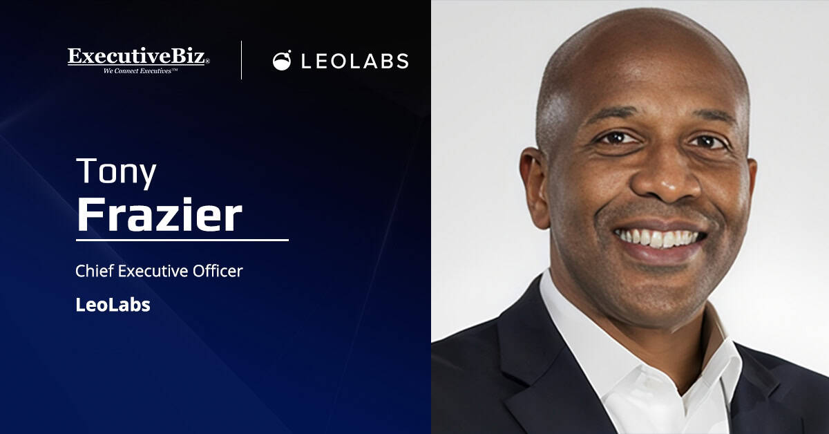 LeoLabs CEO Tony Frazier. Frazier comments about his company's new partnership with NASA