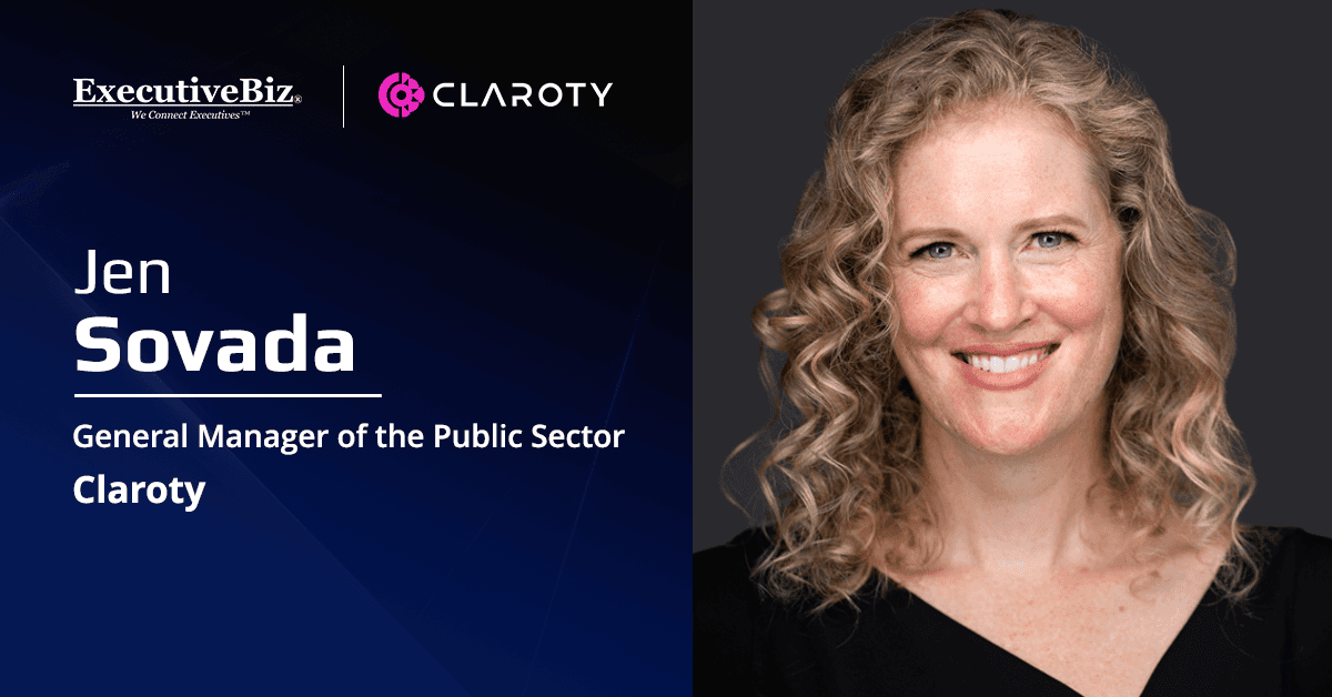Jen Sovada, general manager for public sector at Claroty. Sovada wrote about workforce and budget cuts at CISA.