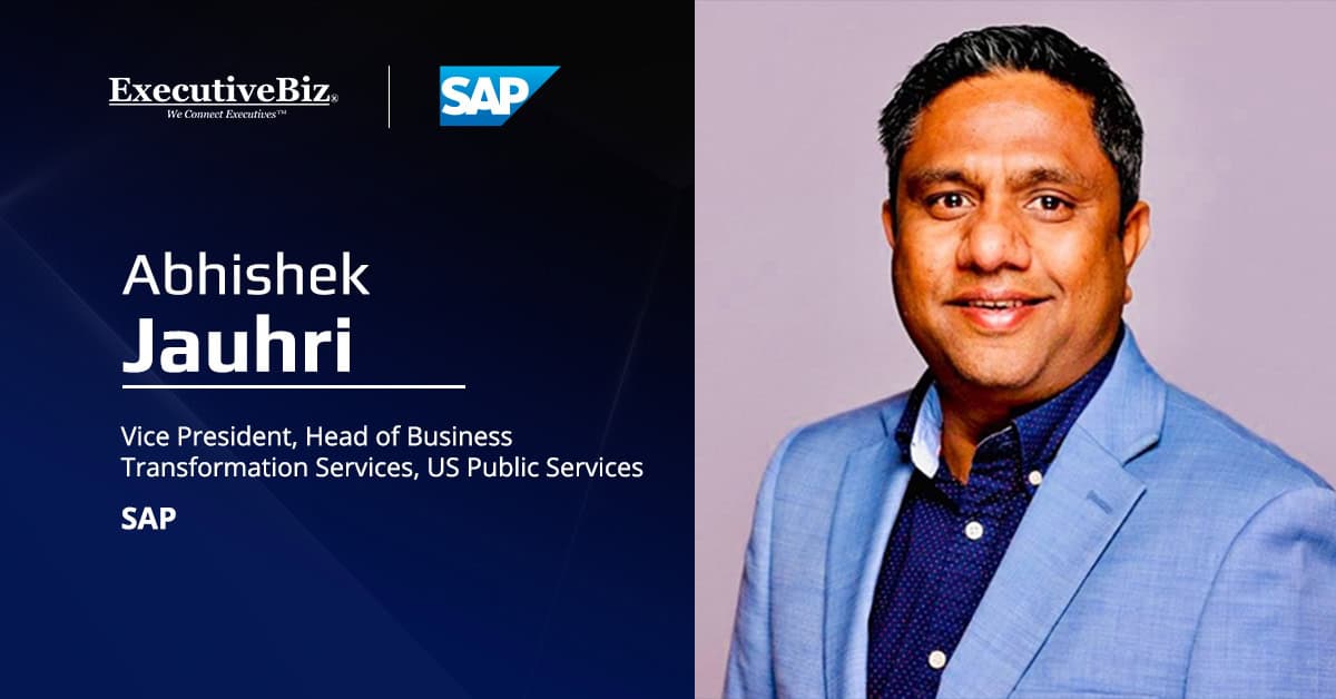 Abhishek Jauhri. SAP's newly appointed VP will also serve as business transformation services lead for U.S. public services.