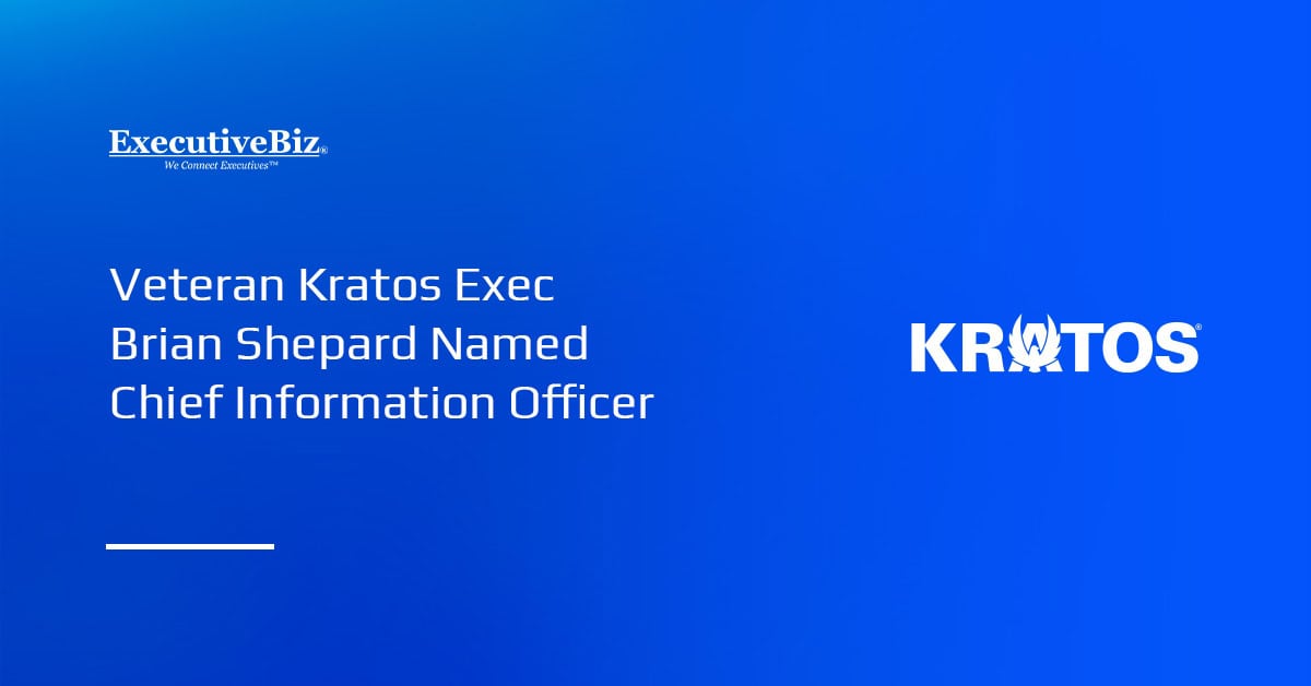Kratos logo. Kratos has appointed Brian Shepard as chief information officer.
