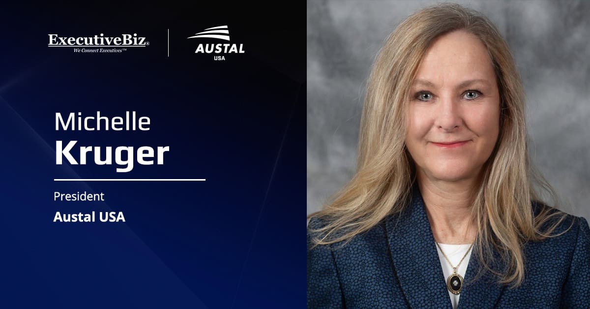 Michelle Kruger headshot. The Coast Guard has cleared Austal USA to order long lead time materials for three more OPCs.