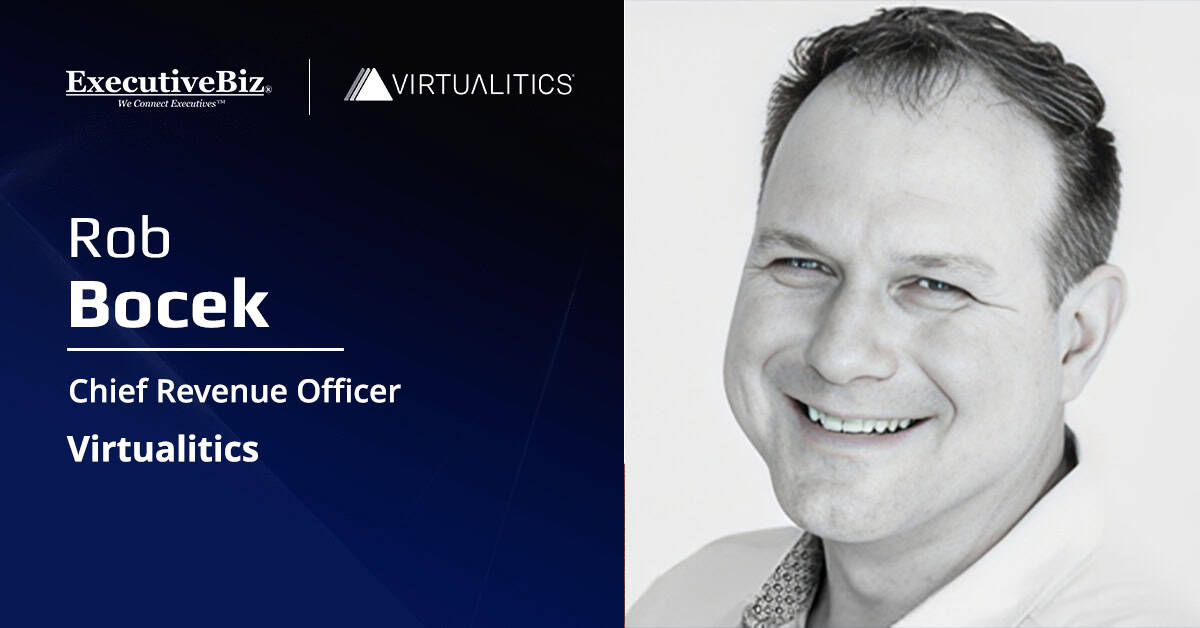 Rob Bocek. The Virtualitics CRO said the company is focused on using AI to help close gaps across the readiness landscape.