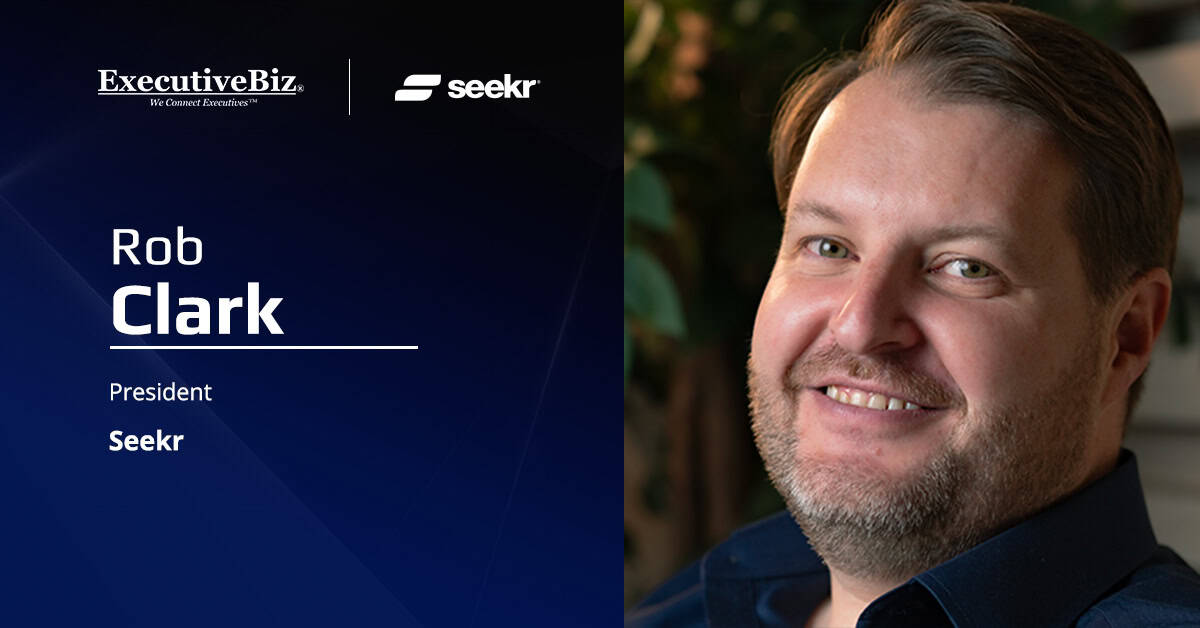 Rob Clark. Seekr's president said SeekrIntel supports investigators in uncovering sophisticated criminal networks.