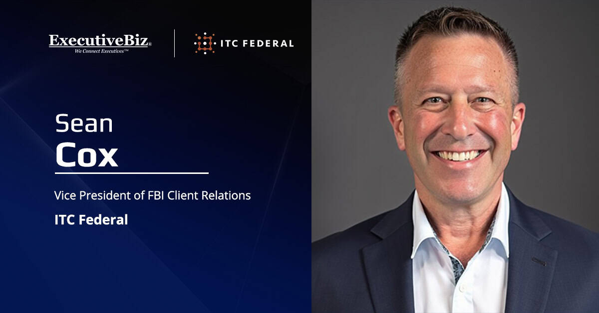 ITC Federal VP Sean Cox. ITC Federal has appointed Sean Cox as vice president of FBI client relations.