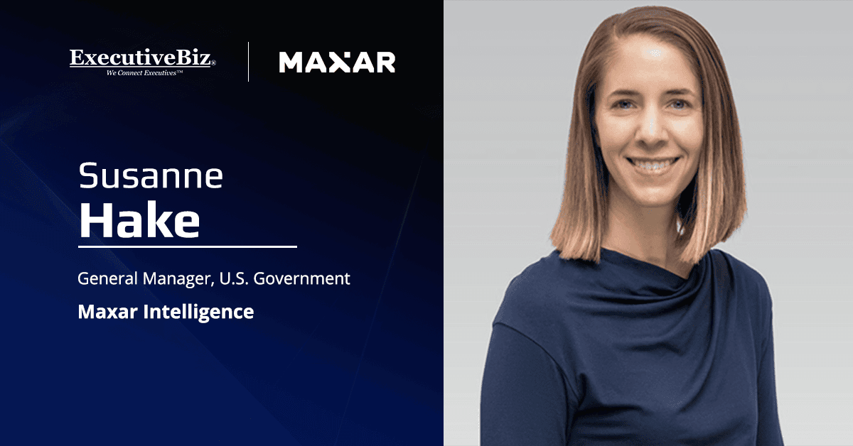 Maxar GM Susanne Hake. Maxar is collaborating with Anduril Industries to build a mixed-reality command-and-control system.