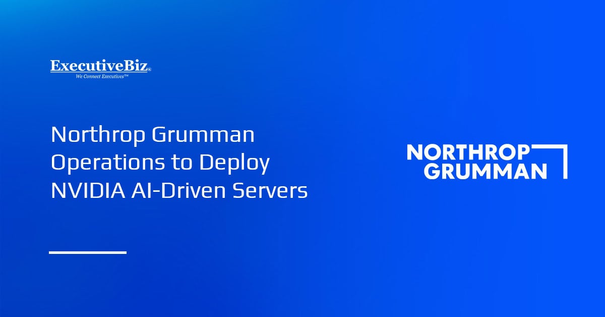 Northrop Grumman logo. The company will use NVIDIA's RTX PRO Servers for operational enhancements