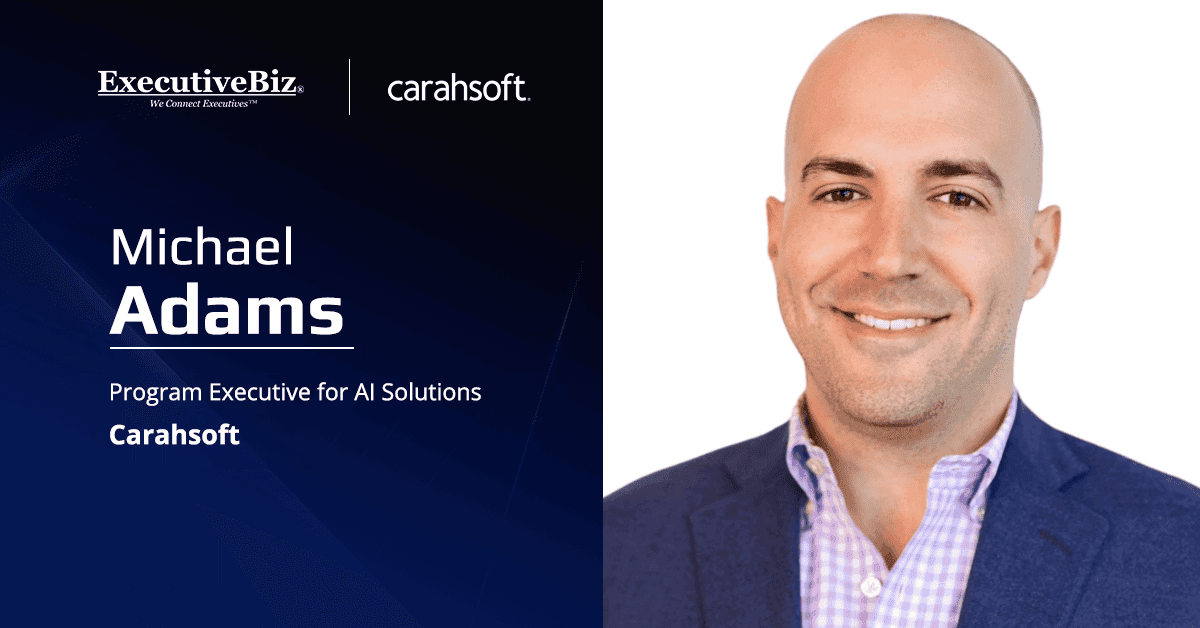 Michael Adams. Tensor partners with Carahsoft to deliver its predictive AI platform to various customers.