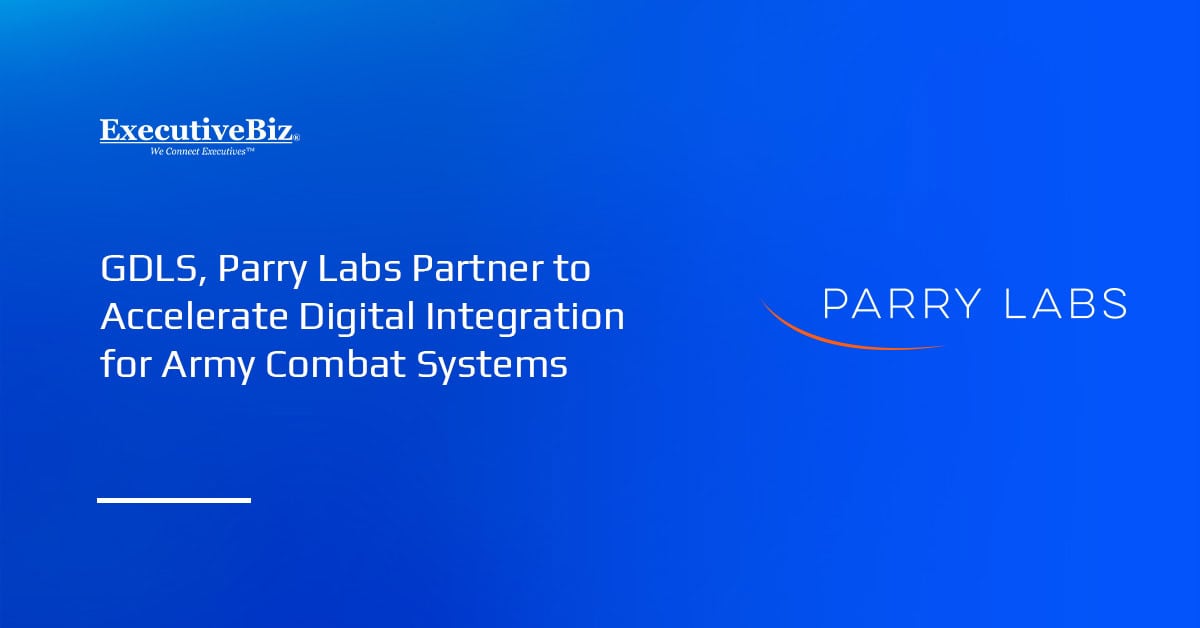 Parry Labs logo. GDLS and Parry Labs partnered to accelerate digital modernization for Army combat systems.