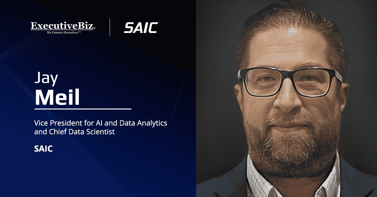 Jay Meil, vice president at SAIC. Meil wrote a blog to outline SAIC's AI principles