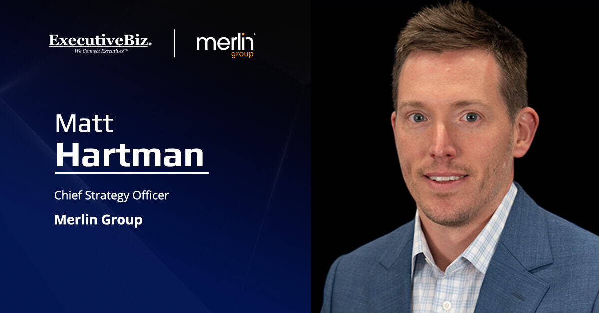 Matt Hartman. CISA’s former senior career cybersecurity official joined Merlin Group as chief strategy officer.