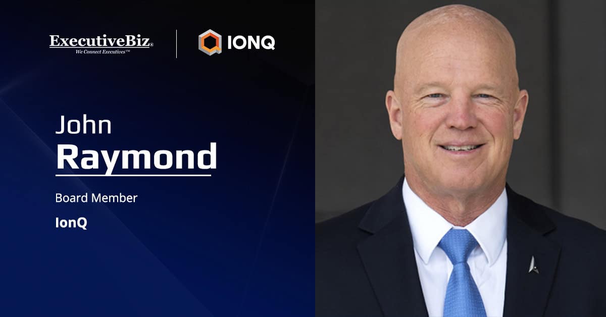 John Raymond headshot. Former USSF Gen. John Raymond has joined IonQ's board of directors.