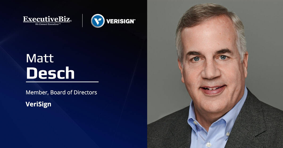 VeriSign Board Member Matt Desch. Iridium CEO Matt Desch has been appointed member of the board of directors at VeriSign.