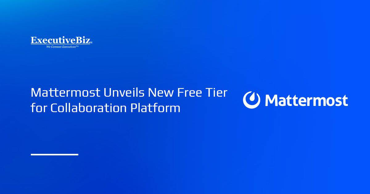 Mattermost logo. Mattermost unveiled Entry, a free, self-hosted collaboration offering.