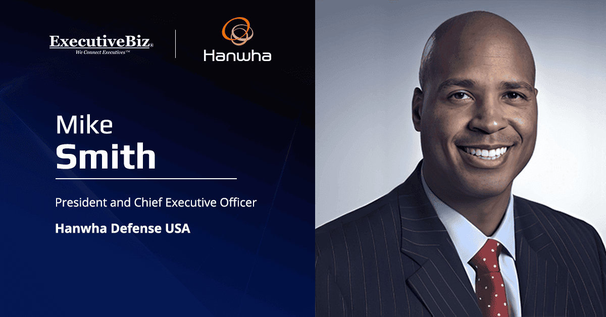 HDUSA CEO Mike Smith. HDUSA will present its latest artillery systems at AUSA's Annual Meeting & Exposition.