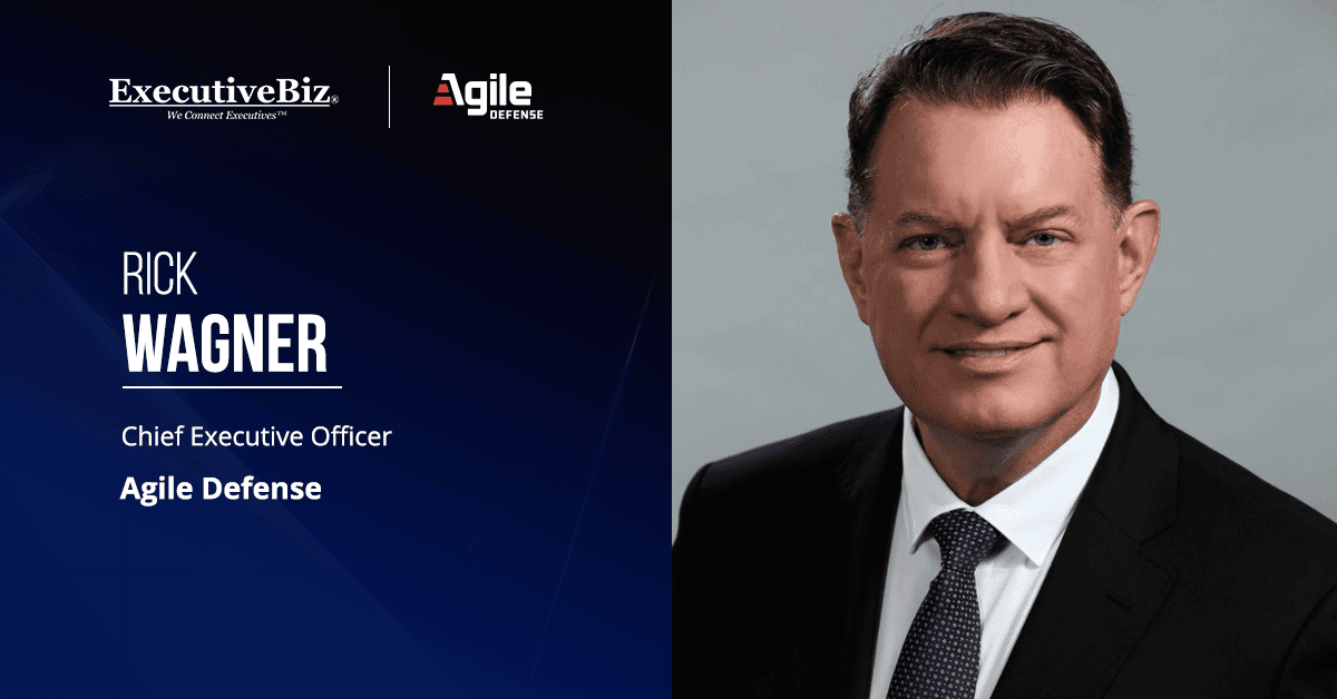 Rick Wagner. The Agile Defense CEO said his company can "bridge mission needs with modern solutions."