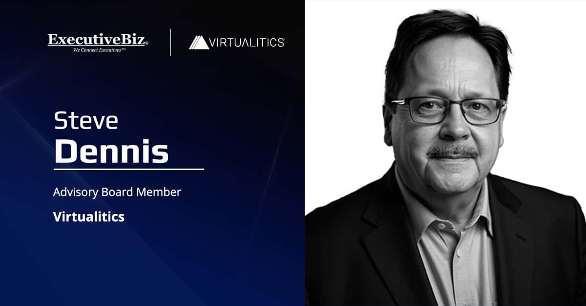 Virtualitics Adds Steve Dennis to Advisory Board Steve Dennis. The veteran tech leader has joined the advisory board of Virtualitics.