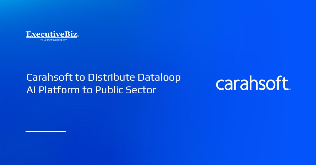 Carahsoft to Distribute Dataloop AI Platform to Public Sector Carahsoft logo. Carahsoft will distribute Dataloop’s AI data management platform to public sector.