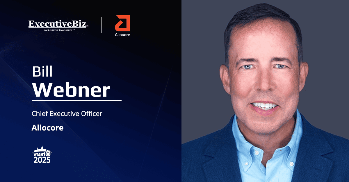 Bill Webner, CEO of Allocore. Webner penned an article on utilizing commercial cloud to modernize federal lending systems.