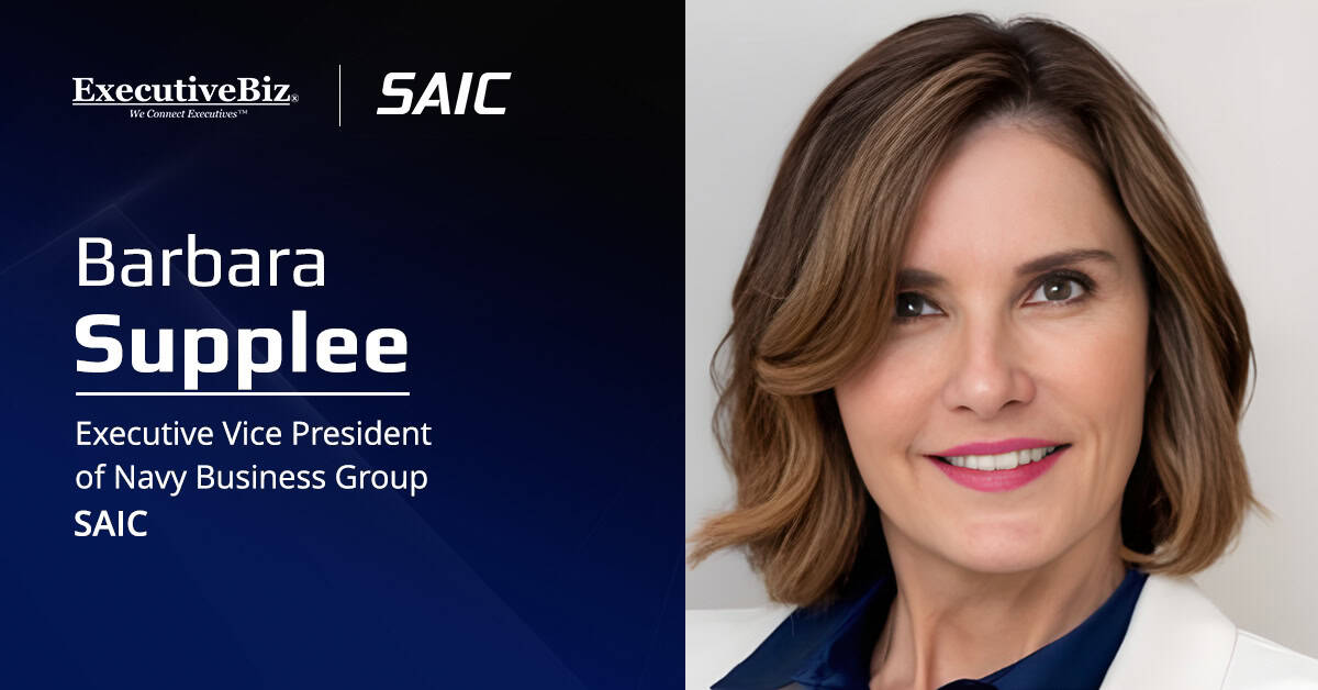 Barbara Supplee. The SAIC executive commented on the Navy's contract award for operating the PTF.