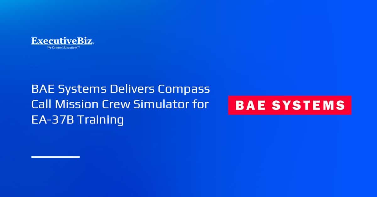 BAE Systems Delivers Compass Call Mission Crew Simulator for EA-37B Training BAE Systems logo. BAE Systems has delivered the Compass Call Mission Crew Simulator to the U.S Air Force.