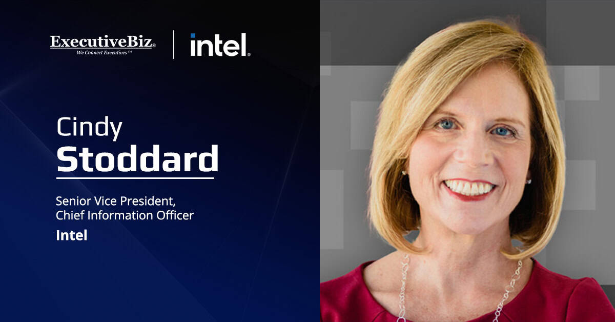 Cindy Stoddard, SVP and CIO at Intel. Stoddard joins Intel from Adobe, where she also served as SVP and CIO