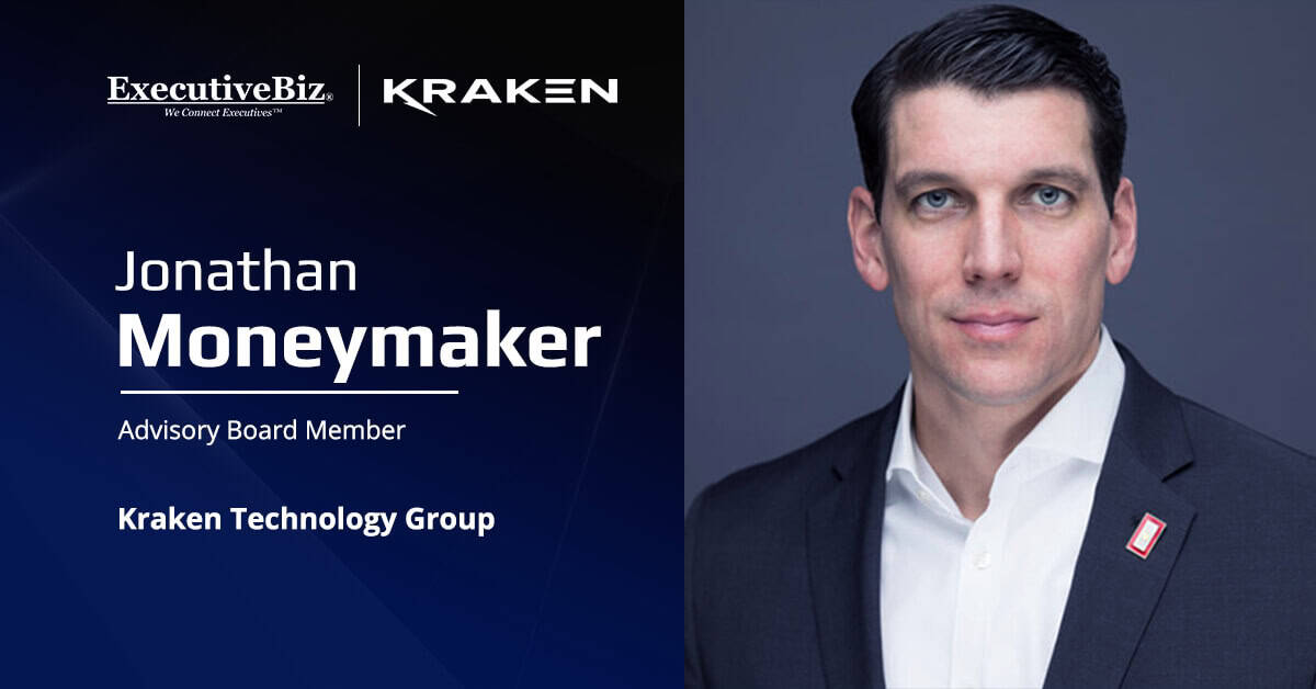 Jonathan Moneymaker. The former BlueHalo CEO, along with Mike Pompeo and Brian Bulatao, joined Kraken’s advisory board.