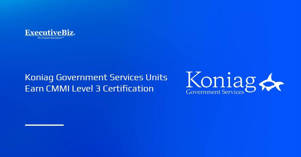 Koniag Government Services' logo. KGS announced a new milestone in a LinkedIn post