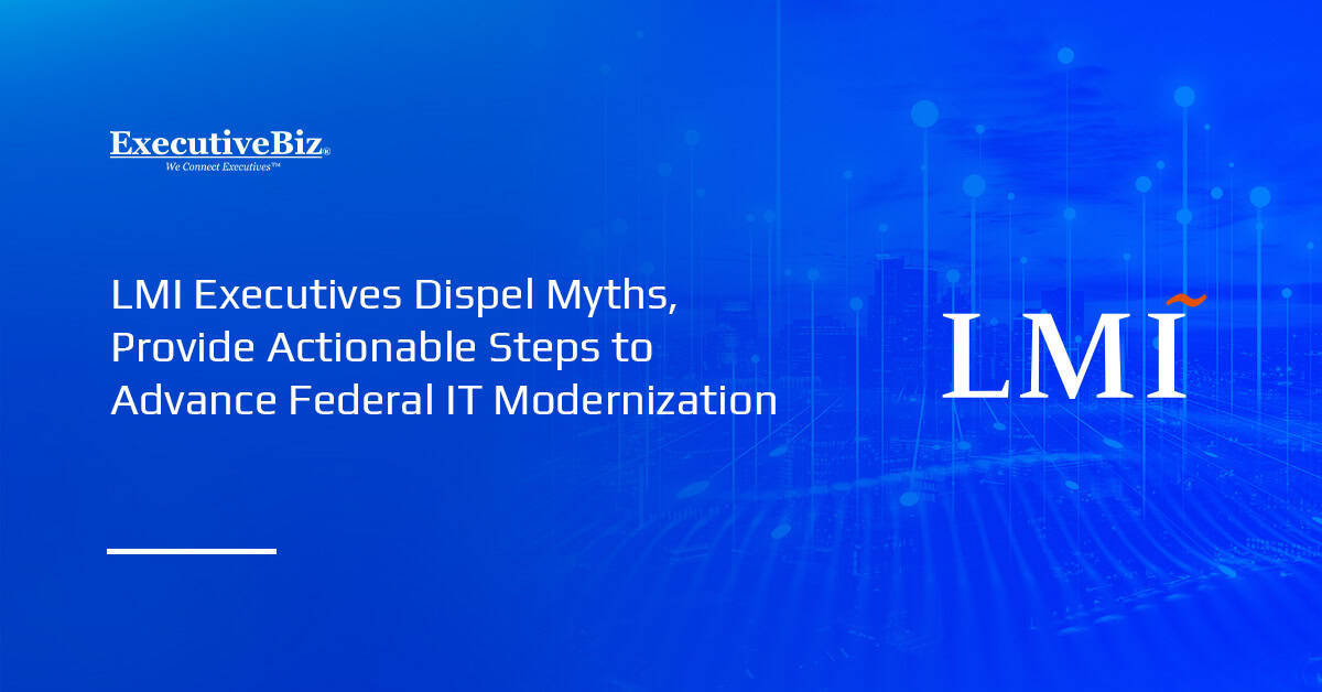 LMI logo. LMI published an article debunking common modernization myths.