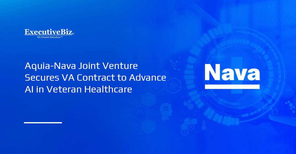 Nava logo. VA has awarded Aquia-Nava II a contract to advance AI-enabled efforts to enhance the veteran healthcare system.