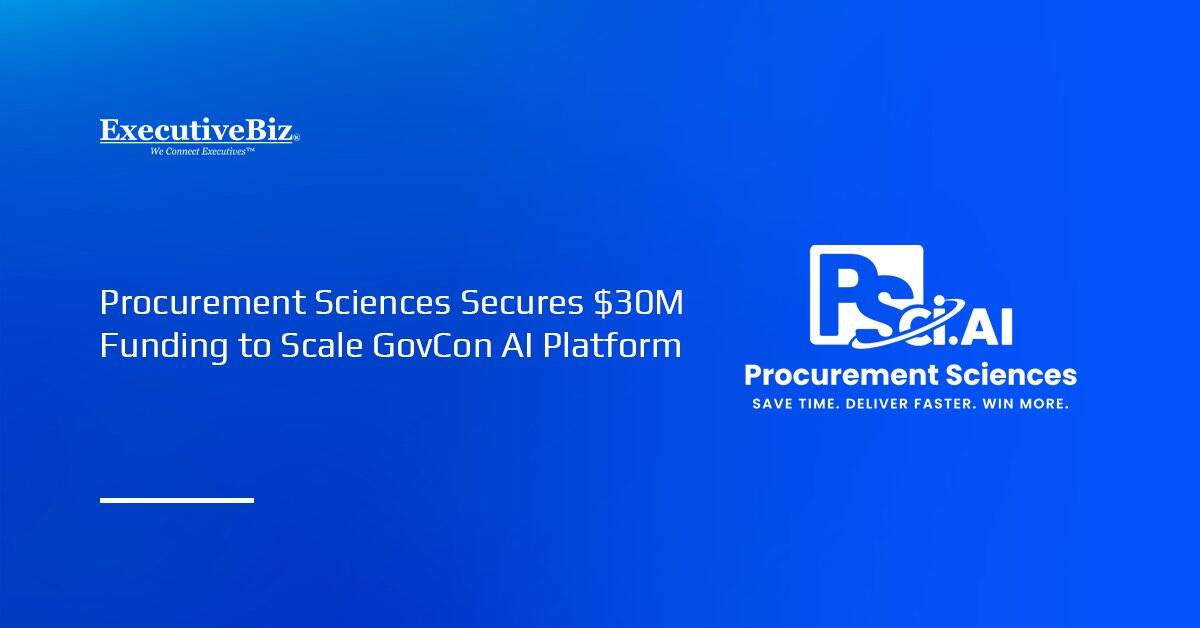 Procurement Sciences Secures $30M Funding to Scale GovCon AI Platform Procurement Sciences logo. Procurement Sciences has secured funding to scale its GovCon AI platform.